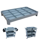 식당 서빙카트 업소용 웨건 밀차 운반 서빙카 운반카 주방 미디움 사이즈 트럭 무음바퀴 누드카