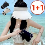 벨리델리 1 1 돌돌이썬캡 여성 롤업 자외선차단 휴대용