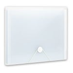 델리 델리 델리 밴드형 도큐먼트 13분류 인덱스 아코디언 파일 5238 투명하늘 1개