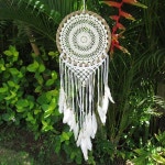 모이코 모이코 길이86cm 대형 내추럴 행운을 부르는 마크라메 드림캐쳐 발리소품 좋은꿈 지인선물 캠핑