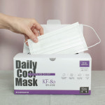비에스 데일리쿨마스크 국산 KF80 비말차단 덴탈 마스크 티슈형 FREE(One size)