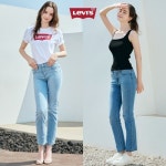 리바이스 리바이스 리바이스 Levis 여성용 314 Shaping 라인 여름 쿨진 데님 2종