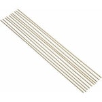 용접 전극 10pcs1 6x250mm 황동봉 와이어 수리용 금봉 브레이징 납땜 용접봉
