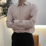 24로드 남성용 리오보 베이직 링클프리 셔츠 597 라이트베이지 597-12 52