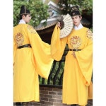 임금님 곤룡포 졸업사진 도포 임금옷 남자 한복 세트 튬 조선시대 두루마기 S 2 라운드 가운 천벨트 가령 부채