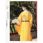 임금님 곤룡포 졸업사진 도포 임금옷 남자 한복 세트 튬 조선시대 두루마기 S 2 라운드 가운 천벨트 가령 부채