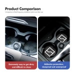 2pcs Car Coaster Water Cup Pad Anti-Slip Drink Holder Decoration For Zeekr 001 009 2022 X EV 2021-20