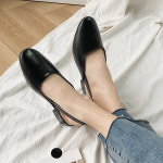 VBFGRT 여성용 쿠션 슬링백 플랫 h2003 240