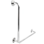 한솔 화장실 양변기 L형 안전손잡이 노약자용 장애인 보조