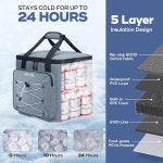 리얼쿨 소프트 쿨러백 35 45캔 접이식 쿨러 단열 누수 방지 남성용 대형 도시락 피크닉 식료품 해변 캠핑 여행용 사이드 35can