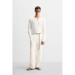 자라 ZARA 자라 리미티드 에디션 니트 BUTTON-NECK 티셔츠 반팔티 0823 400 712 339366