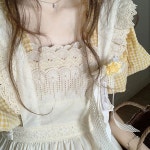 알프스소녀 옷 복고풍 공주풍 무늬 빈티지 코스튬 목장