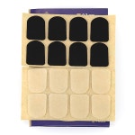 클라리넷 소프라노 색소폰 마우스피스 쿠션 패치 패드 0 흑백 16개 1 0 16