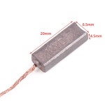 BYD 4.5X6.5X20mm 구리 카본 브러쉬 레귤레이터