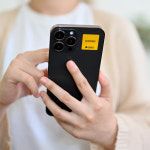 스마트리 마이키키 공동현관 도어락 RFID NFC 태그 스티커키 4개세트 - 핸드폰 부착형 도어락 카드키 블랙세트 4개입 1개