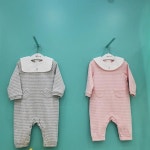 아가방 빈카라체크우주복 01o527501jk