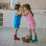 호아따따 호아따따 블루골지민소매상하-밤부