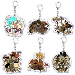 아크릴 키링 피규어 Ramshackle 영광 열쇠 고리 가방 팻 BunnyPendant 쥬얼리 팬 선물