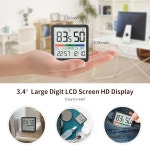 VOCOO 습도 게이지 실내 온도계 - 온도 모니터가 디지털 센서 룸 온도계 가정용 온실 와인 저장고용 정확한 습도계 1