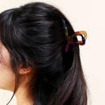 오로라 집게핀 포인트 만두머리 직장인 악어