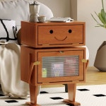 원목 사이드캐비닛 수납장 로봇 소파 협탁 거실 침실 소파 옆장 LMB020