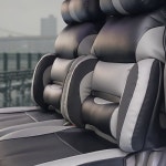 카월드 운전석 전용 기능성 리무진 시트커버 목쿠션 세트 1개