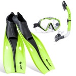 씨파크오리발스노클링세트드라이탑다이빙마스크