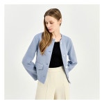 에스쏠레지아 S쏠레지아에스쏠레지아 라운드넥 핸드메이드 자켓 SOO1ZJK020