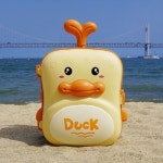 오리 캐리어 모래놀이 여행가방 샌드토이 장난감 세트 1개