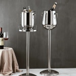 와인 칠링백 스탠드 양주 양동이 아이스버킷 얼음통 아메리칸 싱글 샴페인 통 홀더 세트