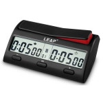 체스 시계 바둑 타이머 LEAP 디지털 카운트 다운 참신 고급 실용 보드 게임 대국 업 플레이어 PQ9912