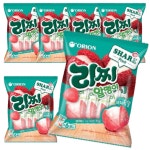 오리온 오리온 오리온 리찌알맹이 젤리 216g 36g x 6봉입 리치 마이구미 6개