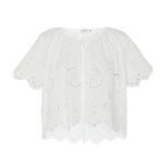 MATTEAU 블라우스 Broderie blouse MAT2FD66WHT713AA00