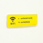 카페 와이파이 비밀번호표시판 wifi 아이디 아크릴 부착