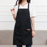 송강 송강 똑딱이 앞치마 어린이집 바리스타 원피스 카페 방수