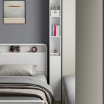 원목 틈새 수납장 200 슬림 좁은 책장 원목무지20 25 1x1 원목무지20 25