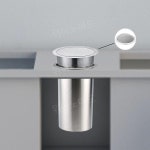 매립 쓰레기통 내장형 뚜껑 스텐 히든 화장실 카페 15l