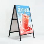 입간판 스탠딩 바퀴 이동형 입구 간판 A배너 1 블랙 경제적인 풀리 60X90