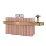 프론트 계산대 카운터 데스크 안내데스크 인포메이션 테이블 미용실 접수대