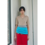 르캐시미어 Rib Collar Top D5WAM25014BEX