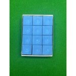 폴퍼스 12개 풀큐초크 당구 여행용 토너먼트용 액세서리 분필 스누커큐 스포츠 당구용 소머리 6알 체험장