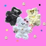 모루 인형 키트 목걸이 완제품 키링 만들기 밍크 뽀글이 믹스 공예용 털 철사 부자재