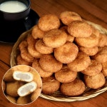 수제 생도넛 800g 도너츠 앙금도넛 겉면설탕가루X 당일생산 무방부제