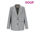 SOUP 숲오버핏 싱글 브레스티드 자켓 재킷오와이 OY5JKC3 717182