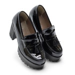 테슬 여자 로퍼 키높이 하이힐 구두 여성 정장 슈즈