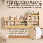 문뒤문틈선반 틈새 슬림장 책꽂이 목재 선반 높이 전나무 3층