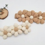 핏픽 커튼밴딩홀더 2p 타이백 커튼끈 플라워스트랩3꽃