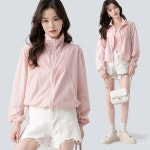 여름 경량 바람막이 크롭 점퍼 숏 카라 바람막이 바스락 점퍼
