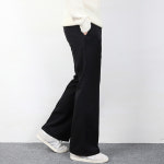 겨울 남성 기모 부츠컷 슬랙스 스판 바지 팬츠 DE057