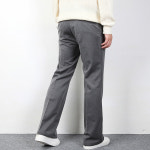 겨울 남성 기모 부츠컷 슬랙스 스판 바지 팬츠 DE057